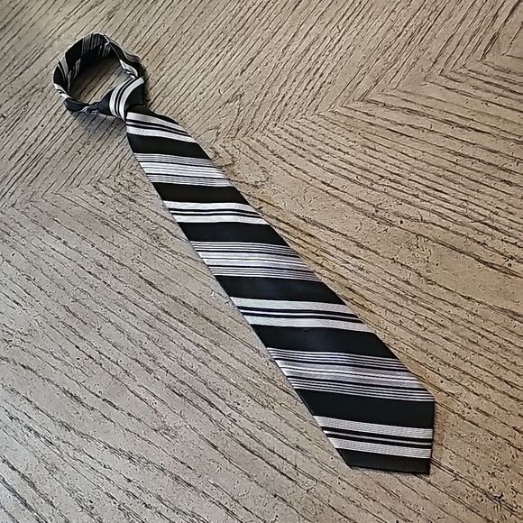 Black and silver tie DKNY - Picture 6 of 6